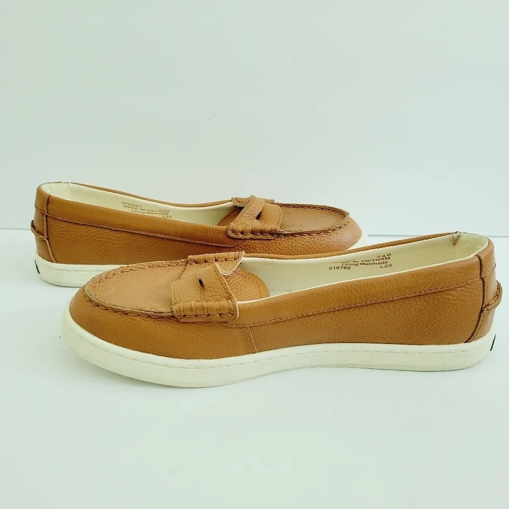 COLE HAAN Nantucket Leather Penny Loafers, NWOT